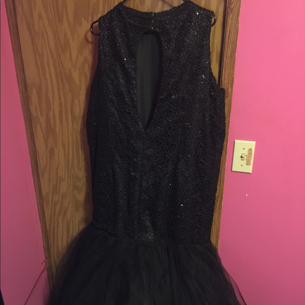 Black mermaid dress